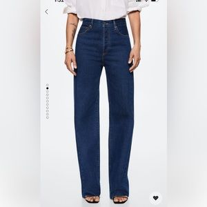 Mango wide leg jeans. Size 4